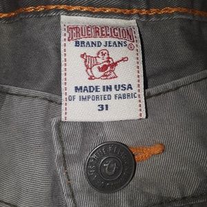 OBO*True Religion bobby camo cut off shorts*